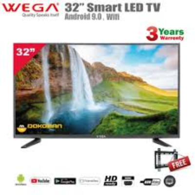 Wega 32 Inch LED Smart Android 9.0 Wifi Tv High Sound With Front